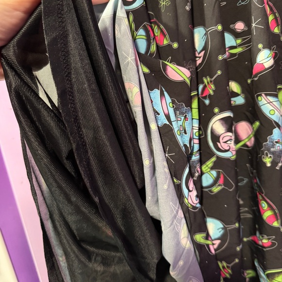 Sourpuss Clothing Retro Space-Themed Skirt - Picture 5 of 8